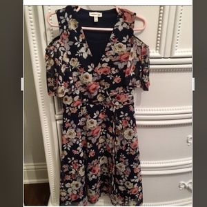 Monteau Girl Floral Print Dress